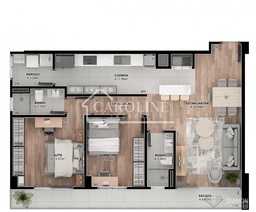 Apartamento de 2 quartos, 132m² no bairro Americano, em Lajeado | Eu Corretor