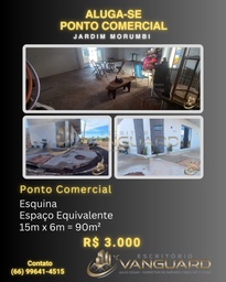 Loja / Salão / Ponto Comercial de 90m² no bairro Jardim Morumbi, em Sinop | Eu Corretor