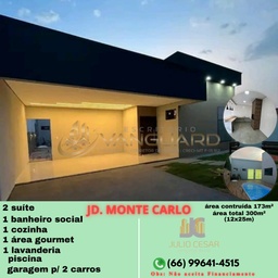 Casa de 2 quartos, 175m² no bairro Jardim Monte Carlo, em Sinop | Eu Corretor