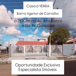 Casa de 3 quartos, 200m² no bairro Agenor de Carvalho, em Porto Velho | Eu Corretor