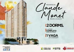 Apartamento de 2 quartos, 46m² no bairro Parque São Vicente, em São Vicente | Eu Corretor
