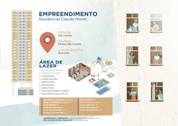 Apartamento de 2 quartos, 46m² no bairro Parque São Vicente, em São Vicente | Eu Corretor