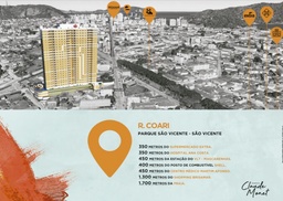 Apartamento de 2 quartos, 46m² no bairro Parque São Vicente, em São Vicente | Eu Corretor