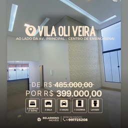 Casa de 3 quartos, 135m² no bairro Vila Oliveira, em Aparecida de Goiânia | Eu Corretor