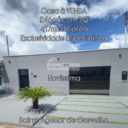 Casa de 3 quartos, 246m² no bairro Agenor de Carvalho, em Porto Velho | Eu Corretor