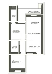 Casa de 2 quartos, 55m² no bairro Nossa Senhora de Fátima, em Caxias do Sul | Eu Corretor
